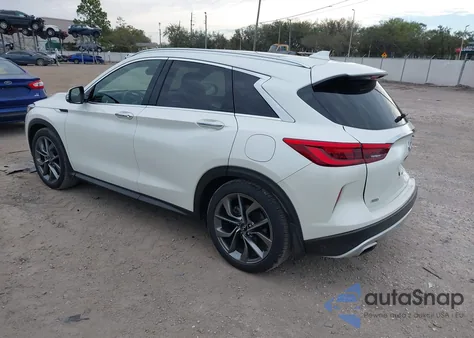 2021 Infiniti Qx50 Autograph Awd z USA, uszkodzony, nr VIN 3PCAJ5DBXMF107462